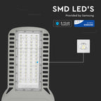 150W Lampa uliczna LED Slim / Chip SAMSUNG / Barwa:6400K / Wydajność: 120lm/w