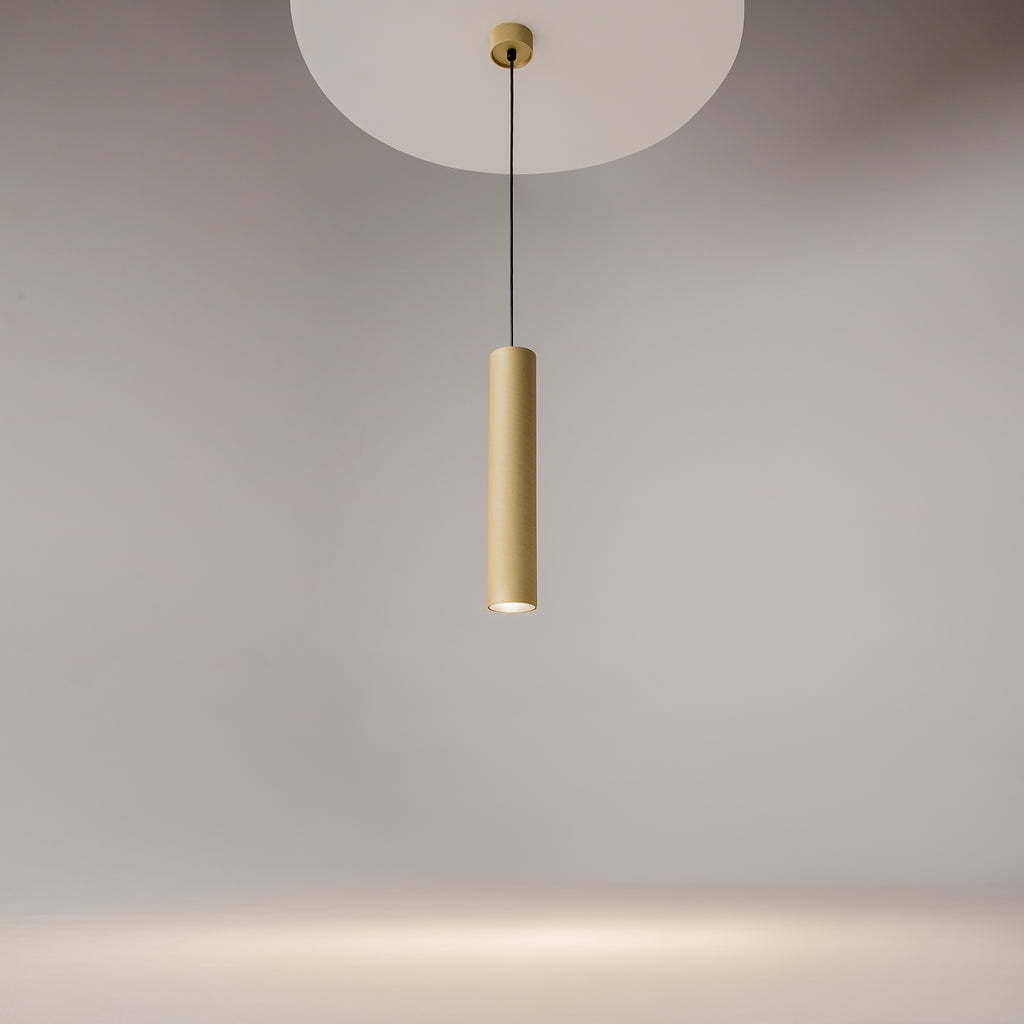 Maytoni Lampa wisząca Artisan - Aluminium - Złoty matowy P082PL-GU10-MG