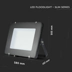 400W Naświetlacz LED SMD / Chip SAMSUNG / Przewód: 3m / Barwa:4000K / Obudowa: Czarna / Wydajność: 120lm/w