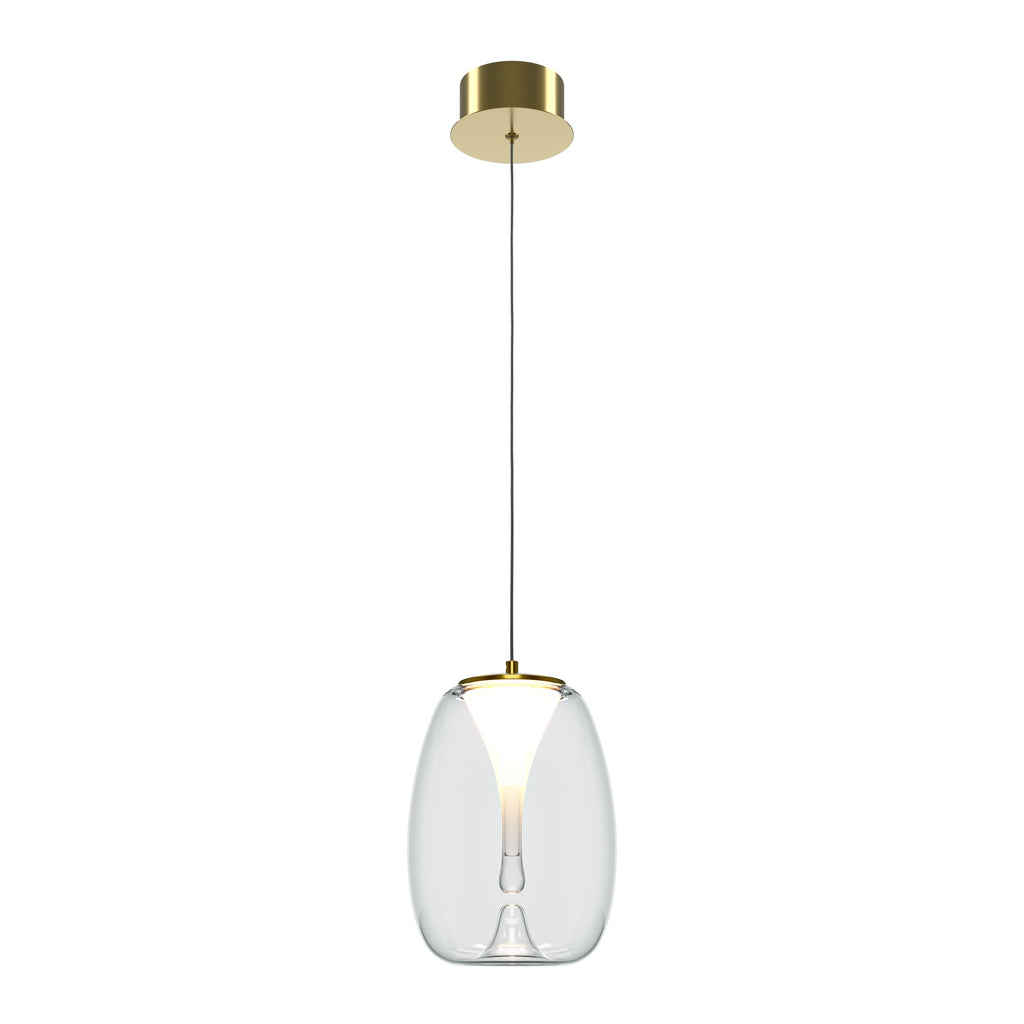 Maytoni Lampa wisząca Splash - Aluminium - Złoty MOD282PL-L8G3K1