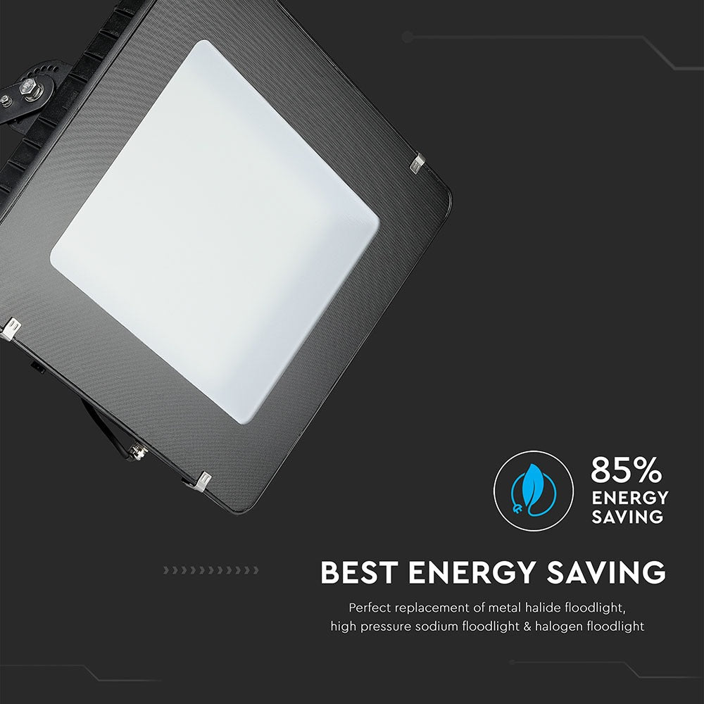 500W Naświetlacz LED SMD / Chip SAMSUNG / Przewód: 3m / Barwa:4000K / Obudowa: Czarna / Wydajność: 120lm/w