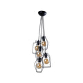 Nowodvorski Lampa wisząca FIORD 25W only LED 50/60Hz - Stal lakierowana - Czarny 9665