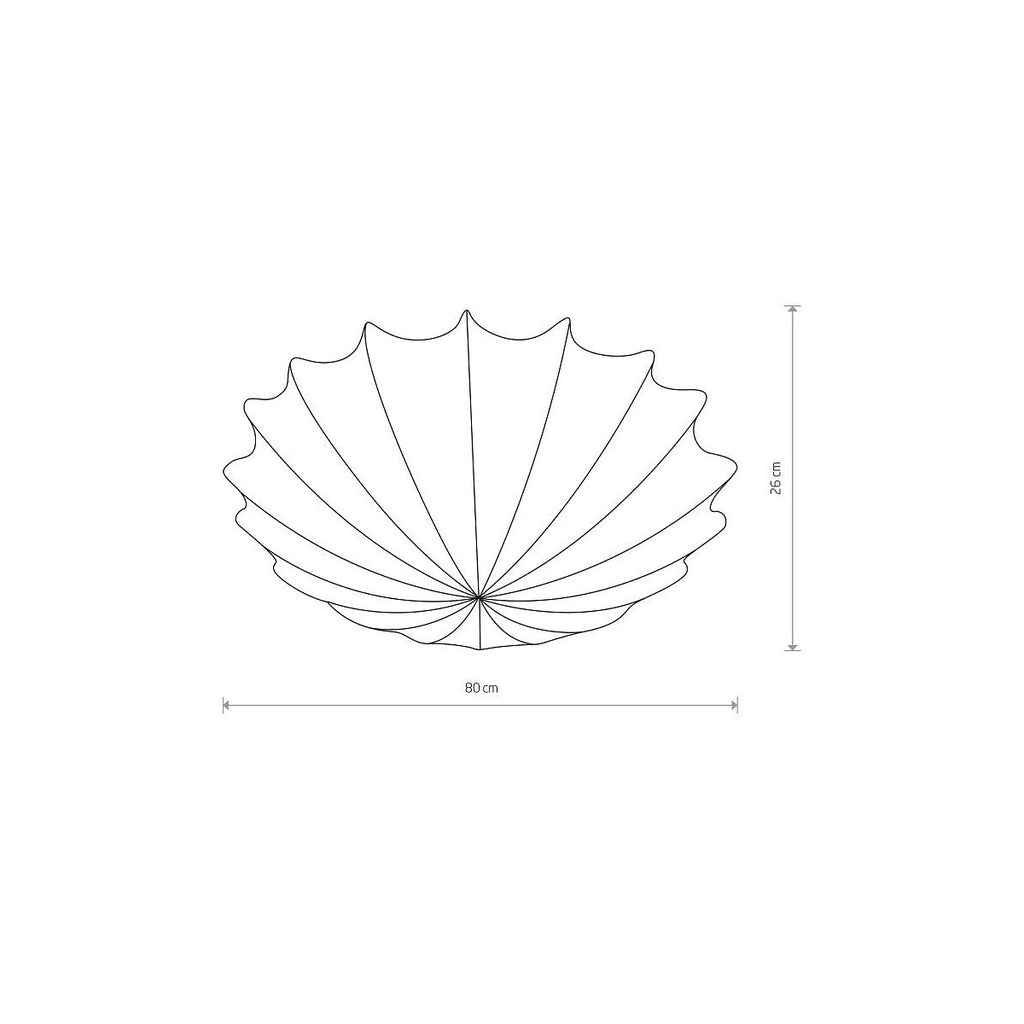 Nowodvorski Plafon FORM L 25W only LED 50/60Hz - Tkanina - Biały 9672