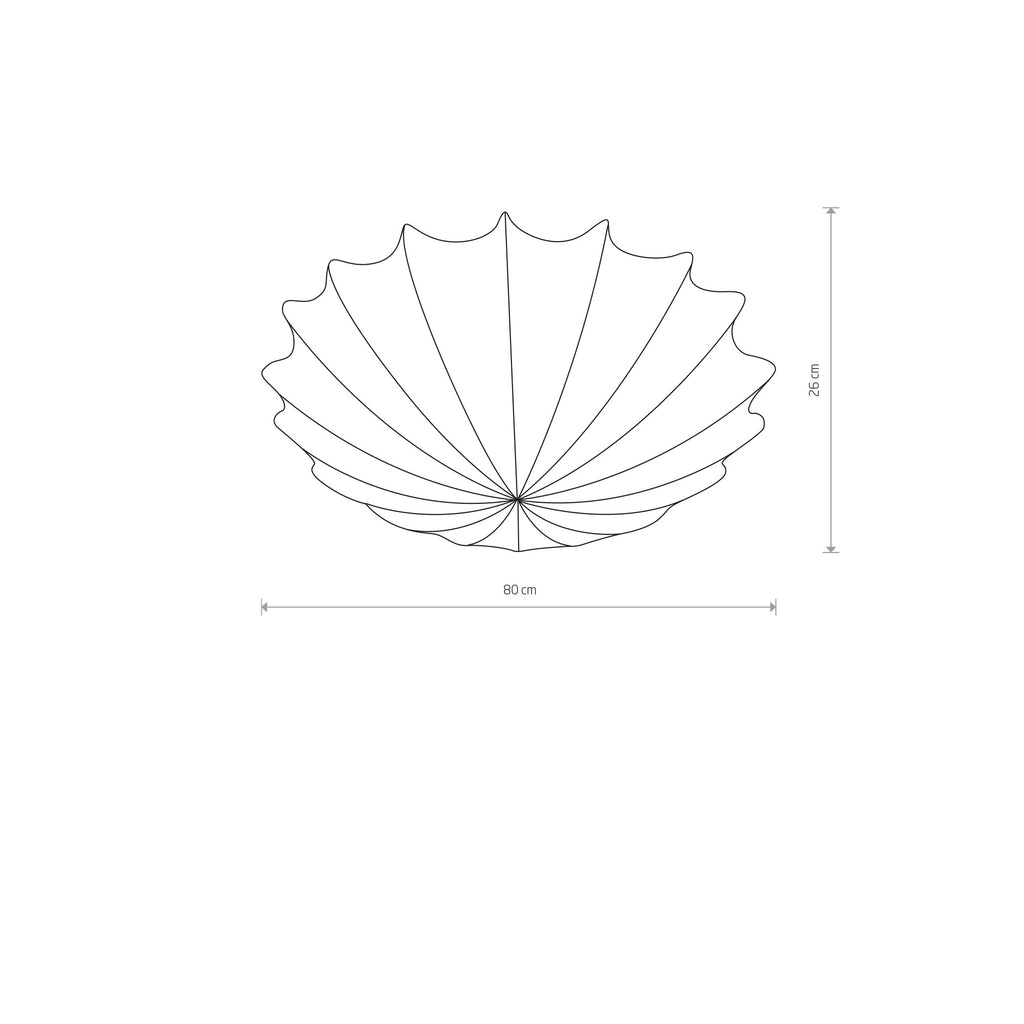 Nowodvorski Plafon FORM L 25W only LED 50/60Hz - Tkanina - Biały 9672