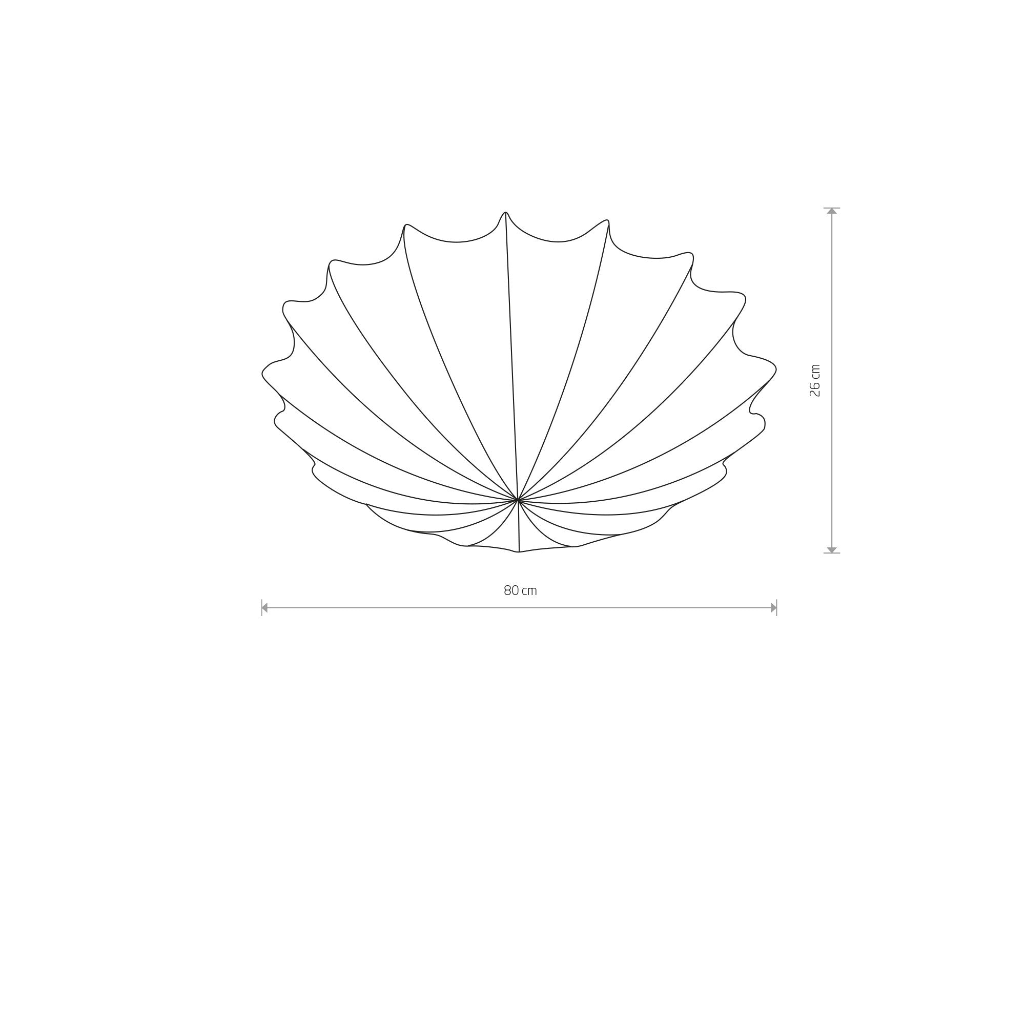 Nowodvorski Plafon FORM L 25W only LED 50/60Hz - Tkanina - Biały 9672