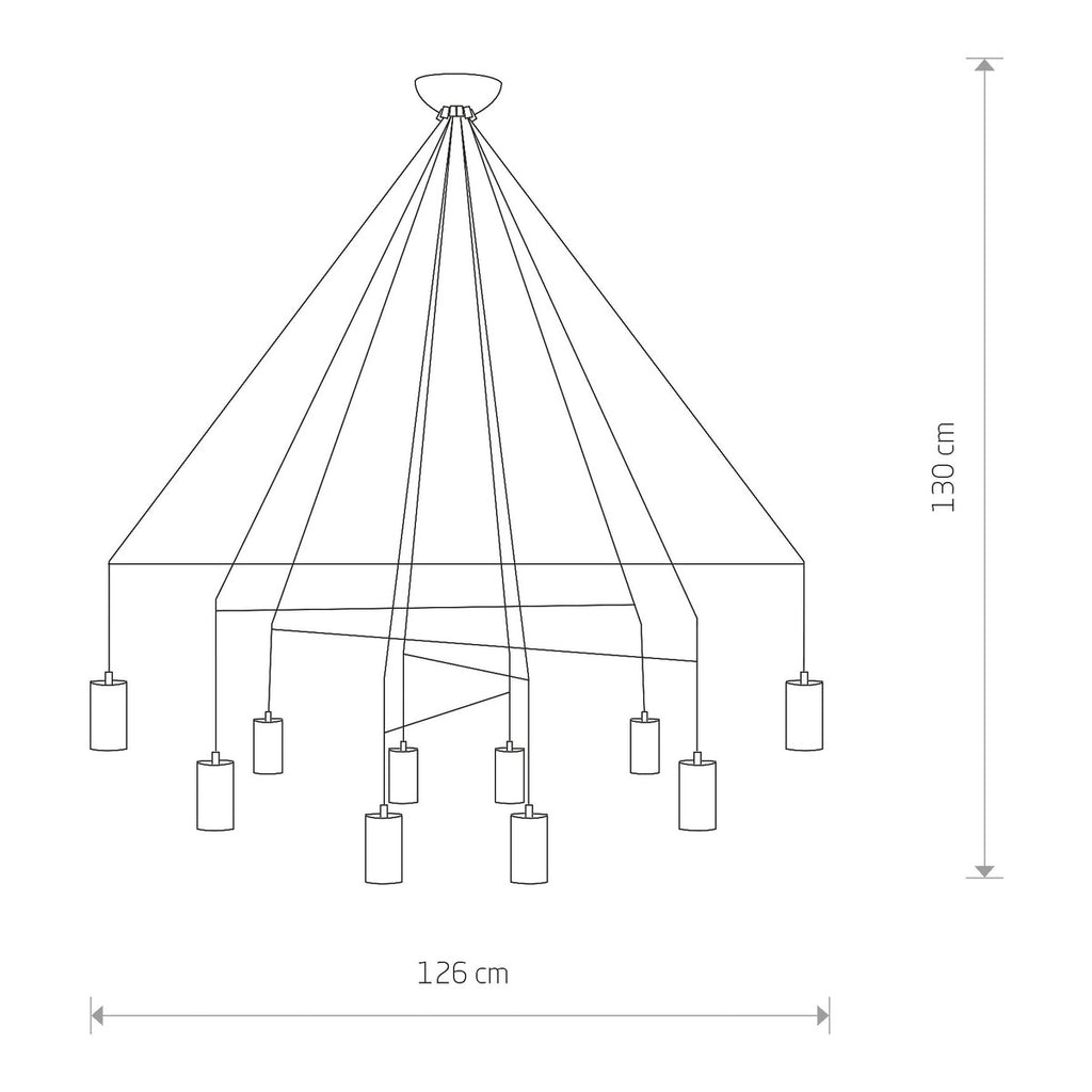 Nowodvorski Lampa wisząca IMBRIA 10W only LED 50/60Hz - Stal lakierowana - Czarny IV 9680