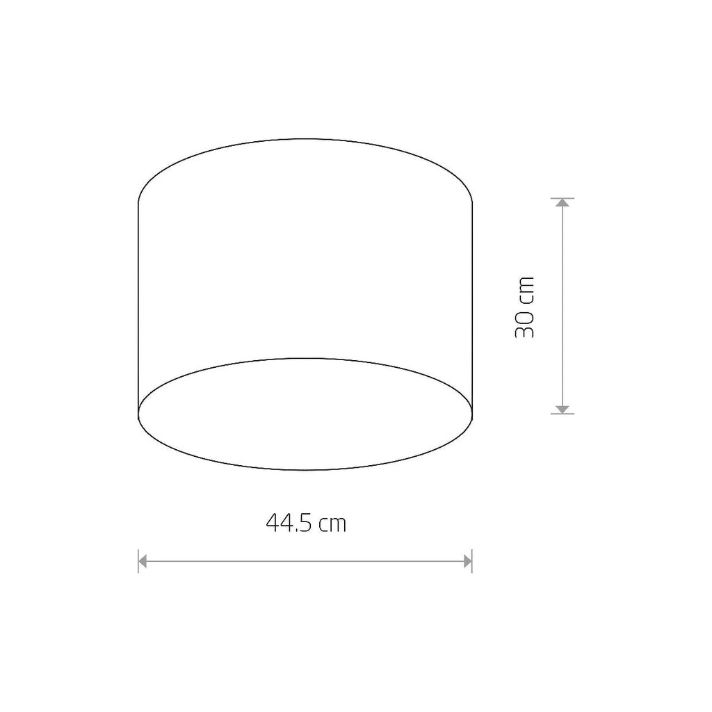 Nowodvorski Plafon CAMERON 15W only LED 50/60Hz - Tkanina - Biały III 9684