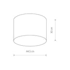Nowodvorski Plafon CAMERON 15W only LED 50/60Hz - Tkanina - Biały III 9684