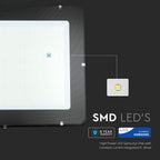 1000W Naświetlacz LED SMD / Chip SAMSUNG / Przewód: 3m / Barwa:6400K / Obudowa: Czarna / Wydajność: 120lm/w
