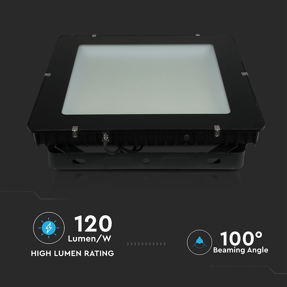 1000W Naświetlacz LED SMD / Chip SAMSUNG / Przewód: 3m / Barwa:6500K / Obudowa: Czarna / Wydajność: 120lm/w