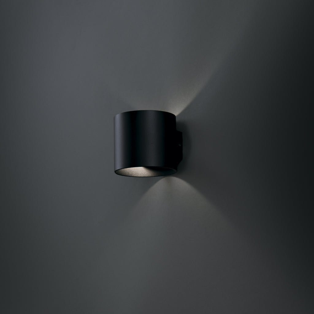 Maytoni Kinkiet Rond - Aluminium - Czarny C066WL-01B