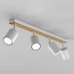 Spot Terra line 600 white/wood/white swivel 4xGU10 (Ceryfikat FSC 100%, SGSCH-COC-070615)