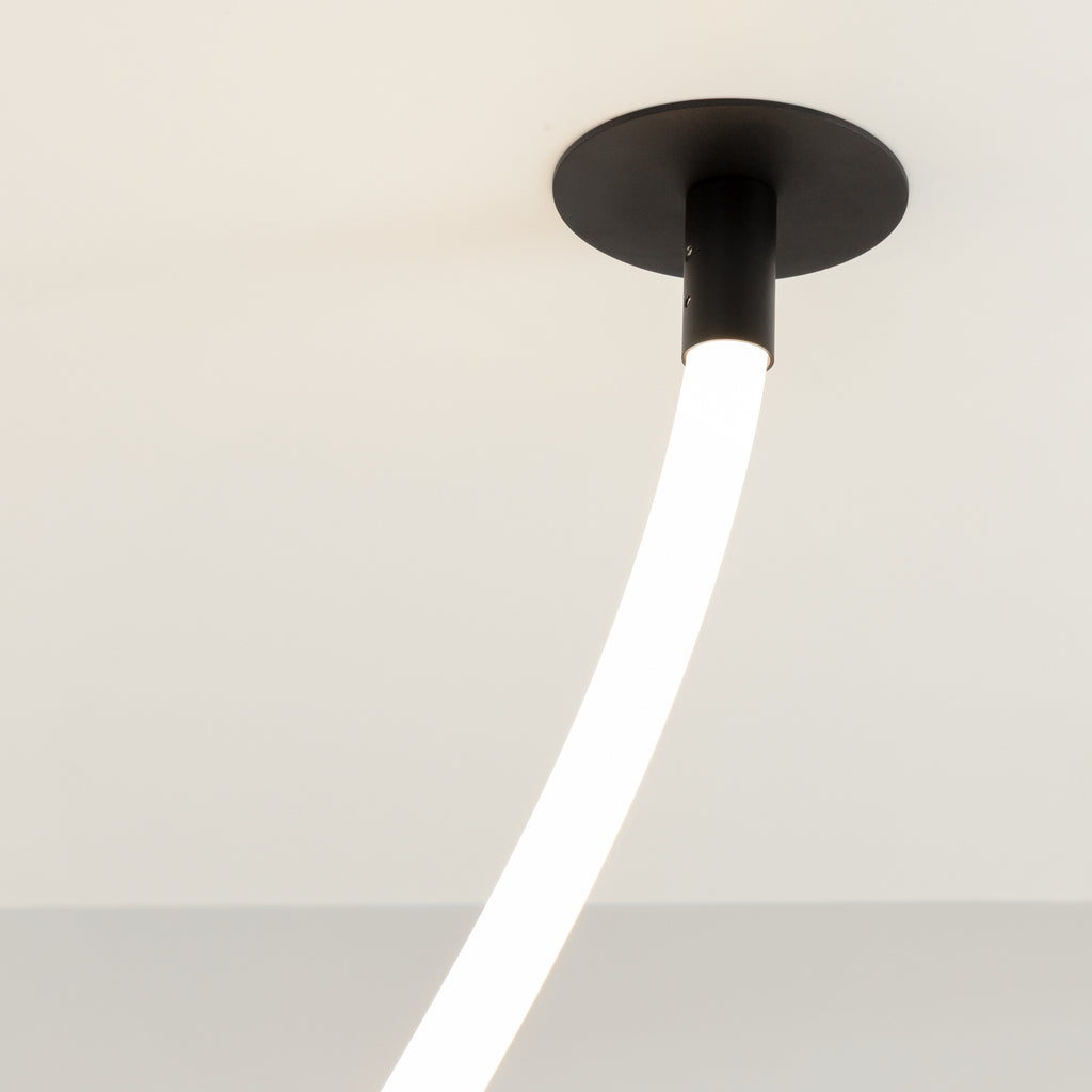 Maytoni Lampa wisząca Tau - Aluminium - Czarny MOD146PL-L40B3K