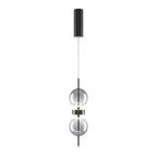 Maytoni Lampa wisząca Double Moon - Metal - Czarny MOD478PL-L8B3K