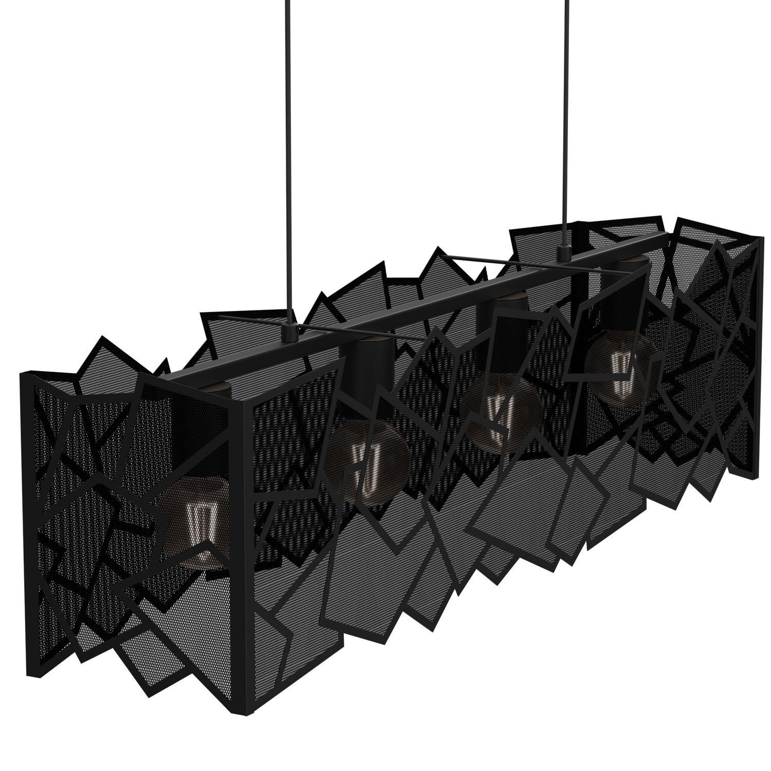 żyrandol Camo black 4xE27