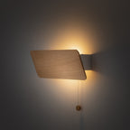Nowodvorski Kinkiet regulowany z włącznikiem OSLO 30 15W only LED 50/60Hz - Drewno - Dębowy 9700