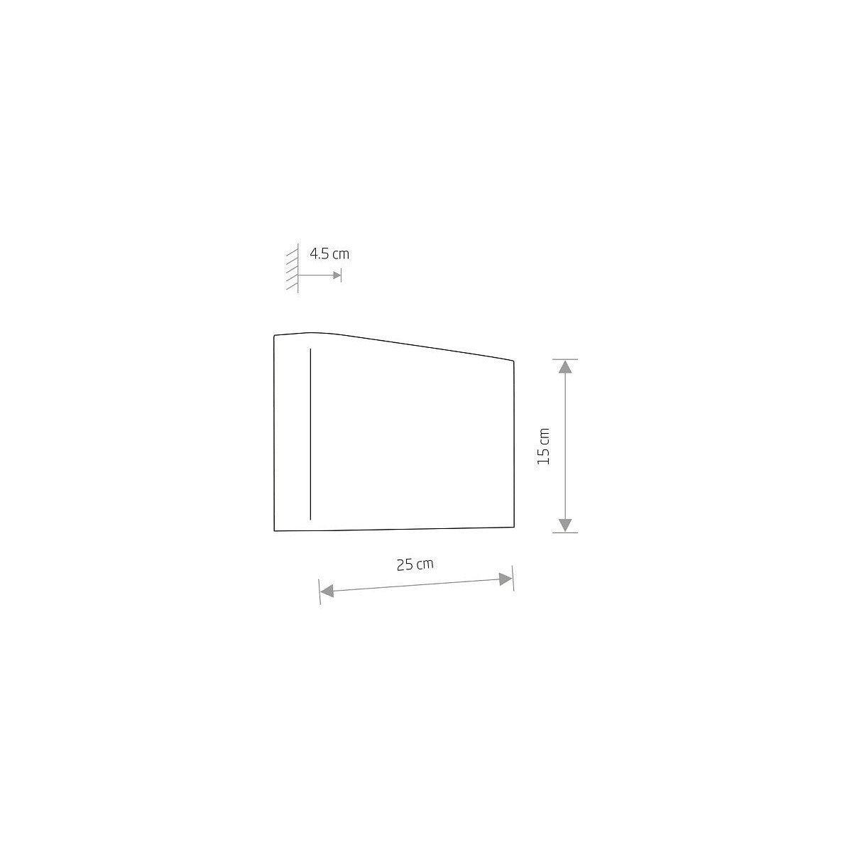 Nowodvorski Kinkiet HAGA 10W only LED 50/60Hz - Stal lakierowana - Grafitowy 9710