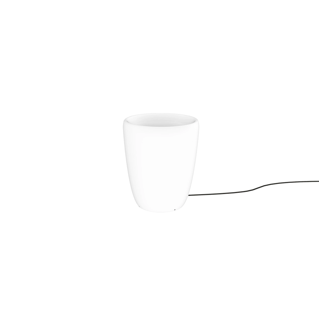 Nowodvorski Lampa stojąca FLOWERPOT S 25W only LED 50/60Hz IP44 - Tworzywo sztuczne PE - Biały 9711