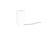 Nowodvorski Lampa stojąca FLOWERPOT M 25W only LED 50/60Hz IP44 - Tworzywo sztuczne PE - Biały 9712