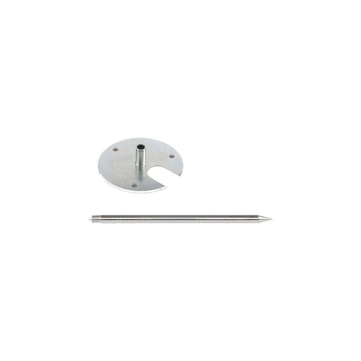 Nowodvorski Lampa stojąca FLOWERPOT L 25W only LED 50/60Hz IP44 - Tworzywo sztuczne PE - Biały 9713 - lampa włączona