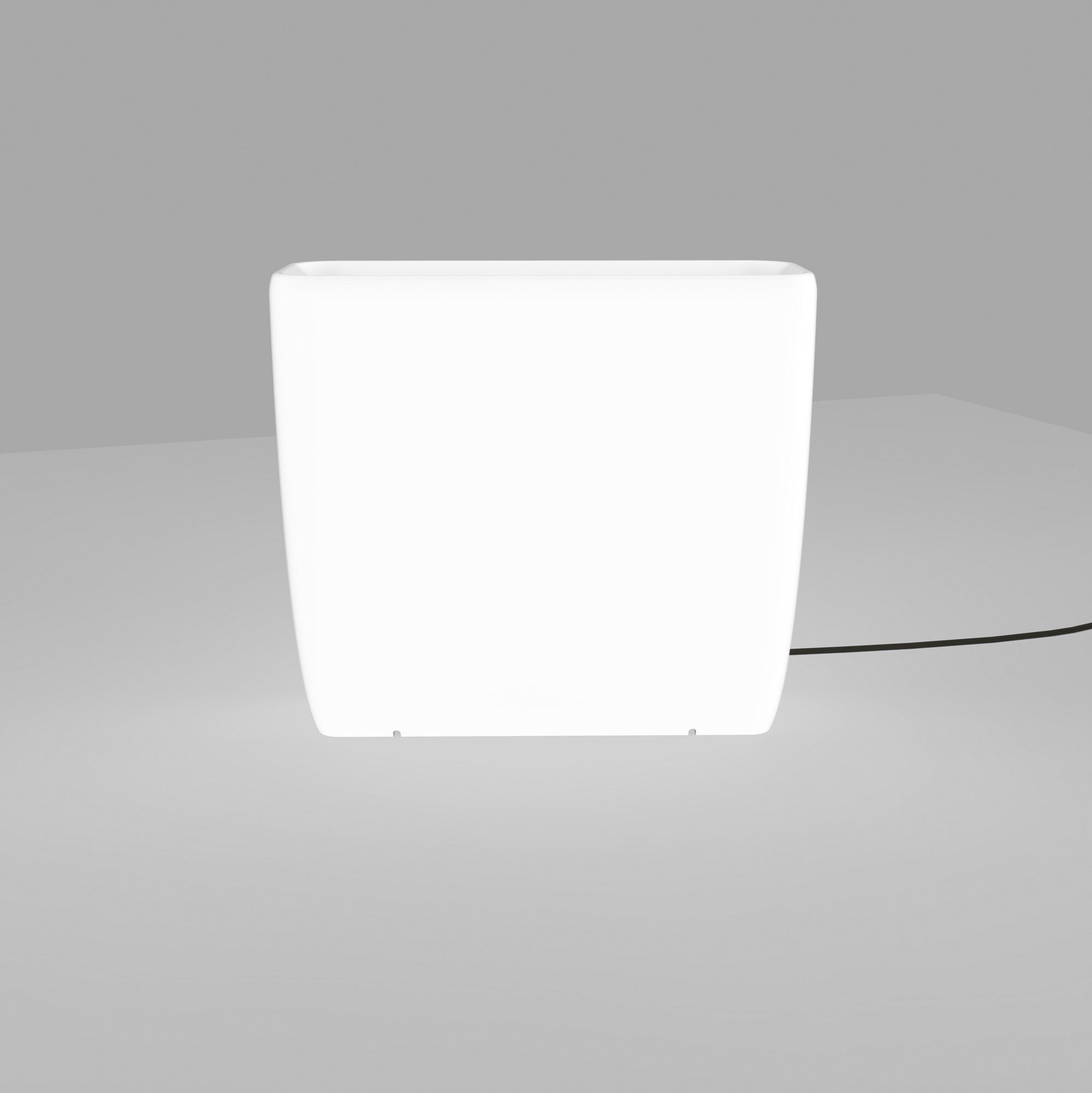 Nowodvorski Lampa stojąca FLOWERPOT L 25W only LED 50/60Hz IP44 - Tworzywo sztuczne PE - Biały