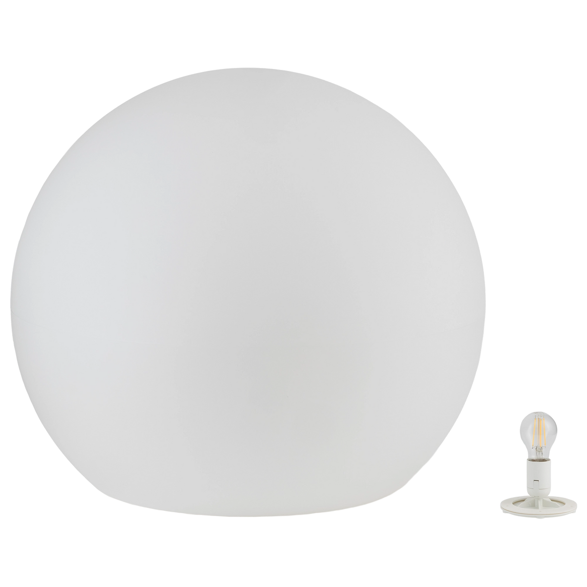 Nowodvorski Lampa stojąca CUMULUS XL 25W only LED 50/60Hz IP44 - Tworzywo sztuczne PE - Biały 9714