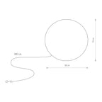 Nowodvorski Lampa stojąca CUMULUS XL 25W only LED 50/60Hz IP44 - Tworzywo sztuczne PE - Biały 9714