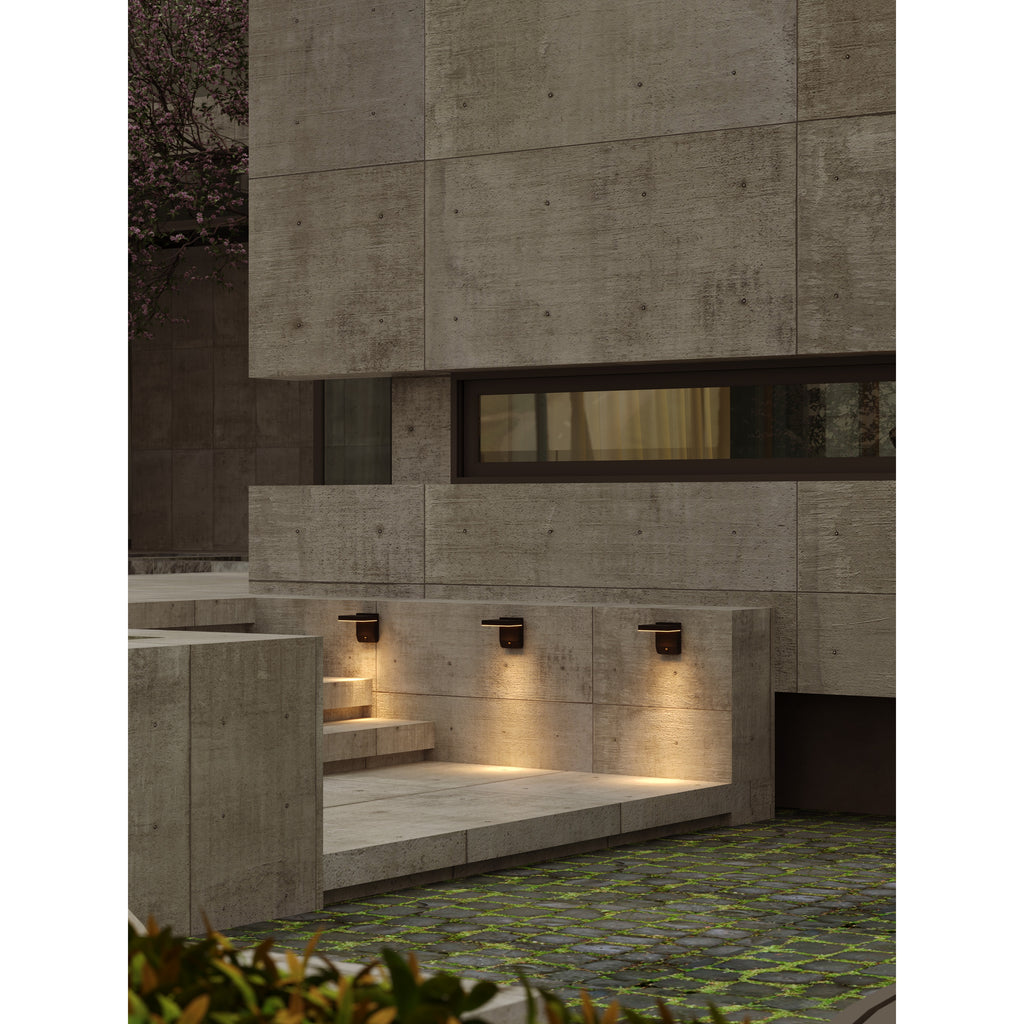 Maxlight Kinkiet Ladis - Aluminium + pc - Czarny W0471