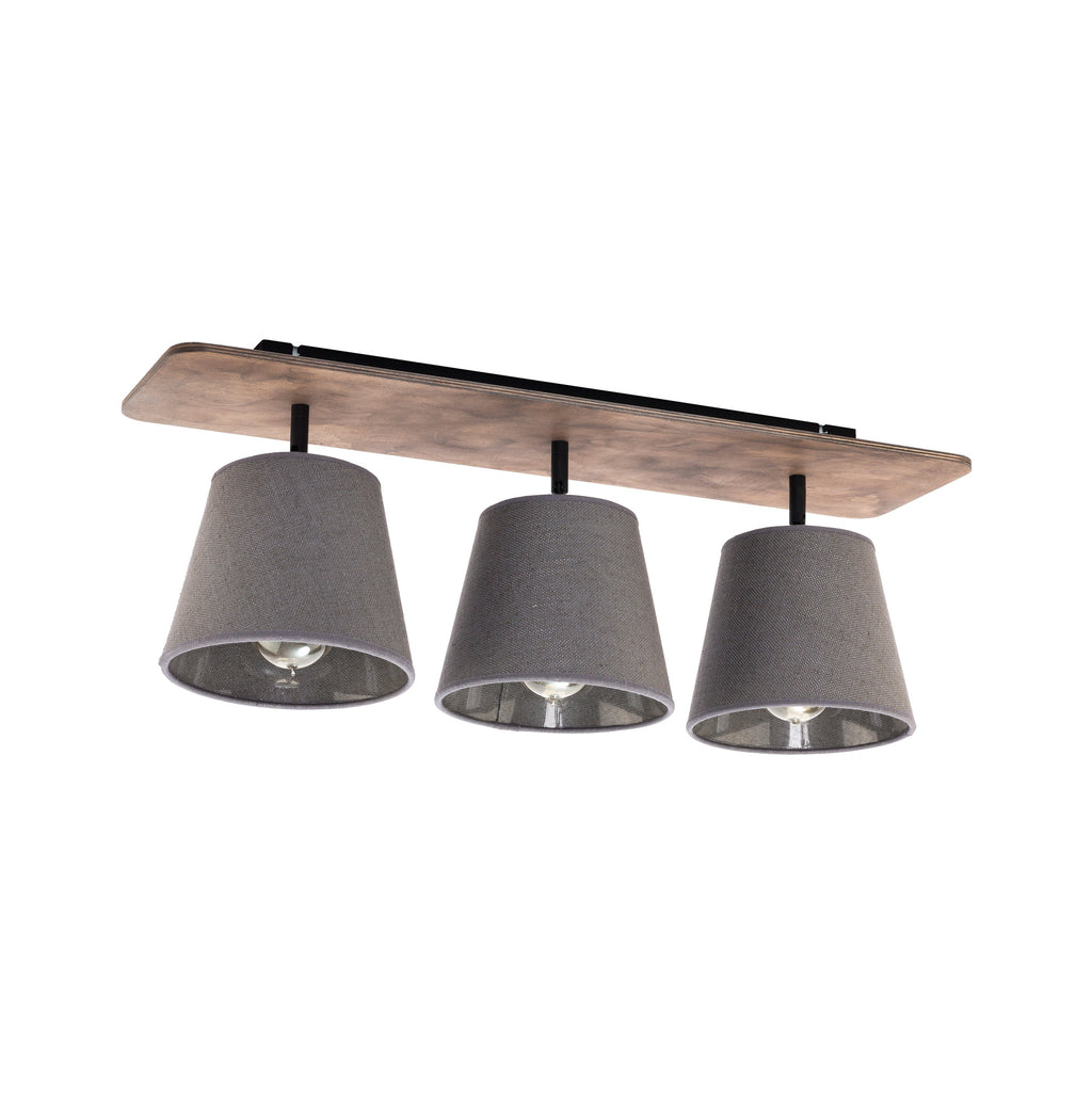 Nowodvorski Lampa przysufitowa AWINION 10W only LED 50/60Hz - Tkanina - Szary II