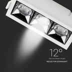 12W Oprawa wpuszczana reflektor LED / Chip SAMSUNG / Barwa:4000K / Kąt 12'