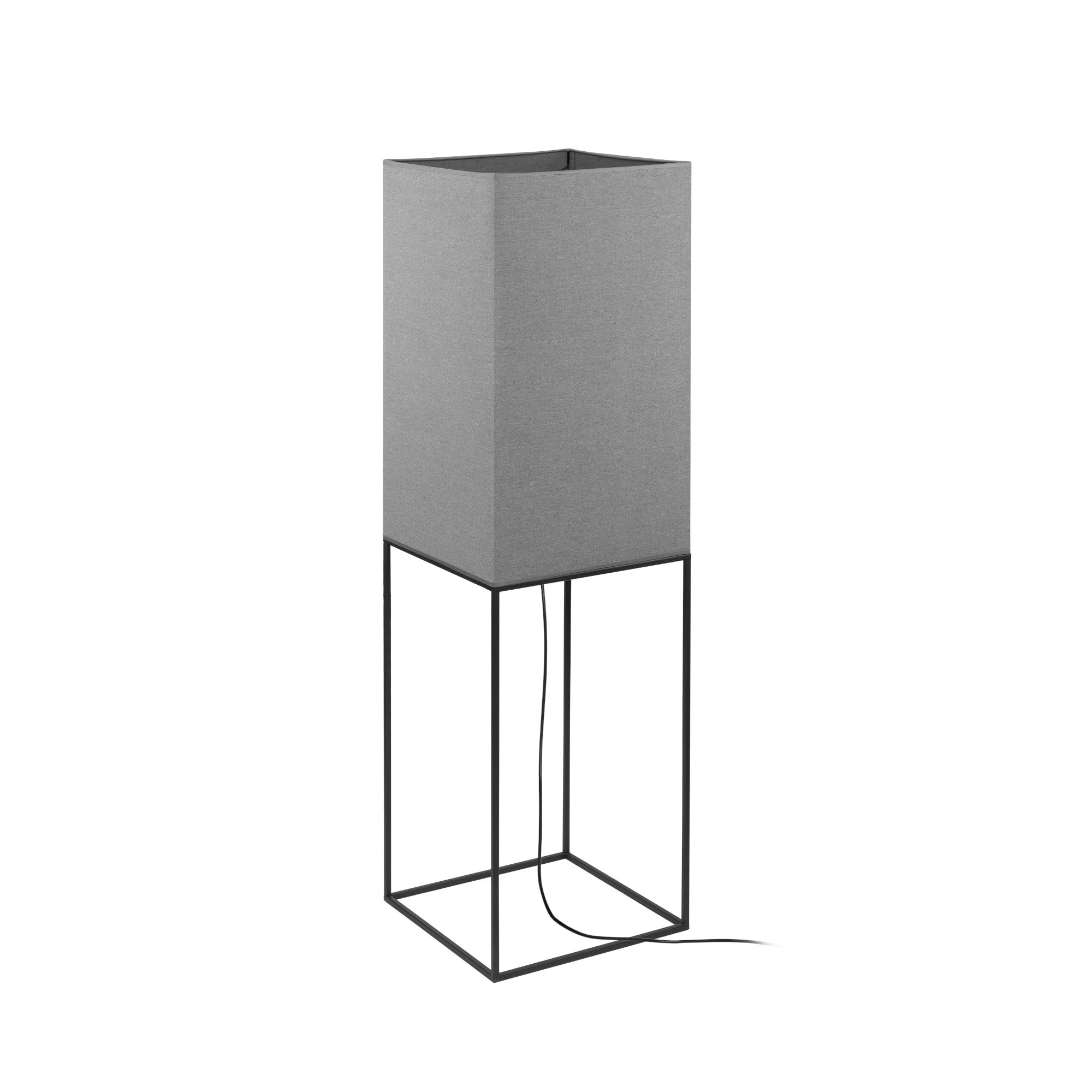 Nowodvorski Lampa podłogowa FLAM 4x60W 50/60Hz - Tkanina - Szary