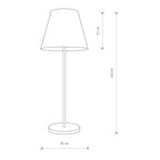Nowodvorski Lampa podłogowa MOSS 25W only LED 50/60Hz - Tkanina - Czarny 9736