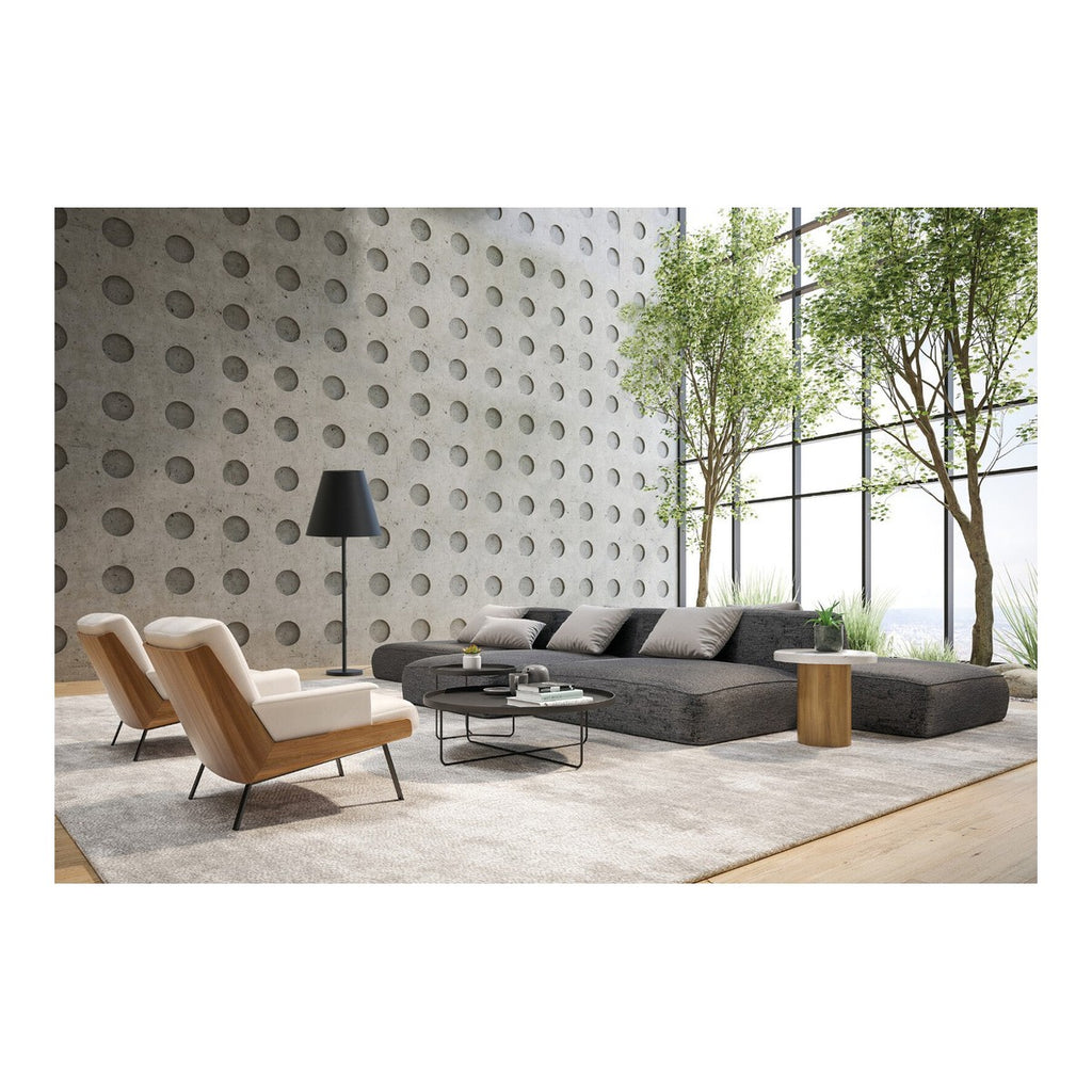 Nowodvorski Lampa podłogowa MOSS 25W only LED 50/60Hz - Tkanina - Czarny 9736
