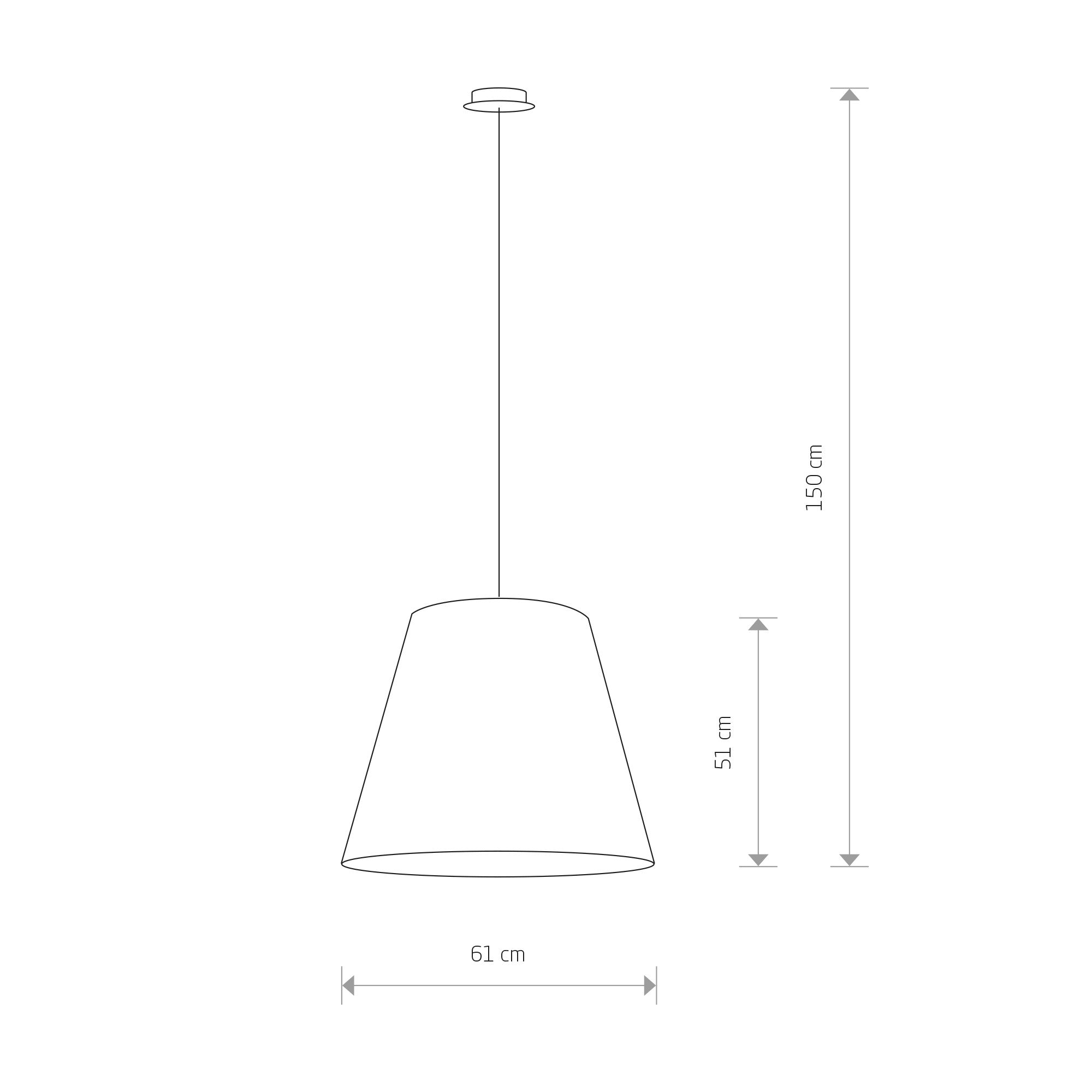 Nowodvorski Lampa wisząca MOSS 25W only LED 50/60Hz - Tkanina - Czarny 9737