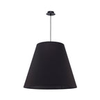 Nowodvorski Lampa wisząca MOSS 25W only LED 50/60Hz - Tkanina - Czarny