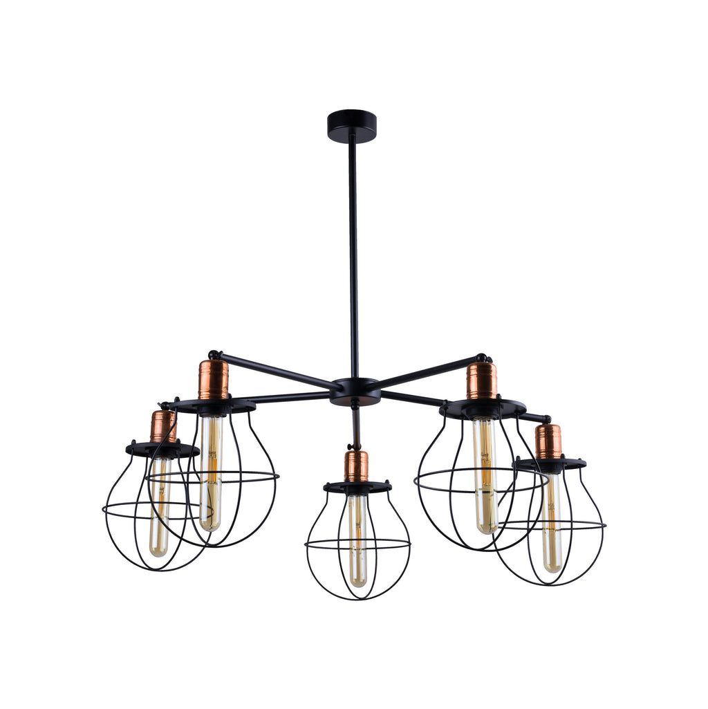 Nowodvorski Lampa wisząca MANUFACTURE 25W only LED 50/60Hz - Stal lakierowana - Czarny