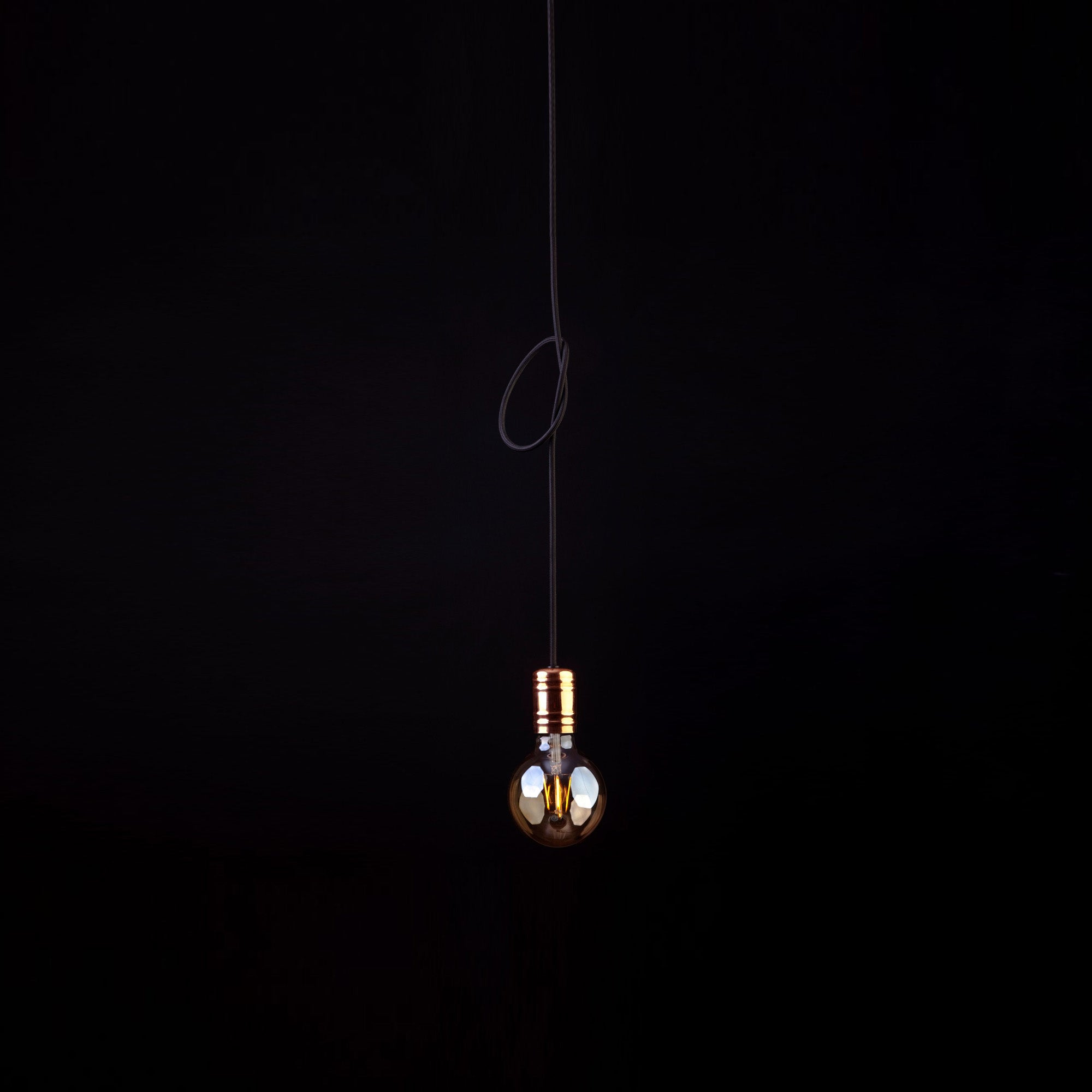Nowodvorski Lampa wisząca CABLE 1x60W 50/60Hz - Przewód w oplocie - Czarny 9747