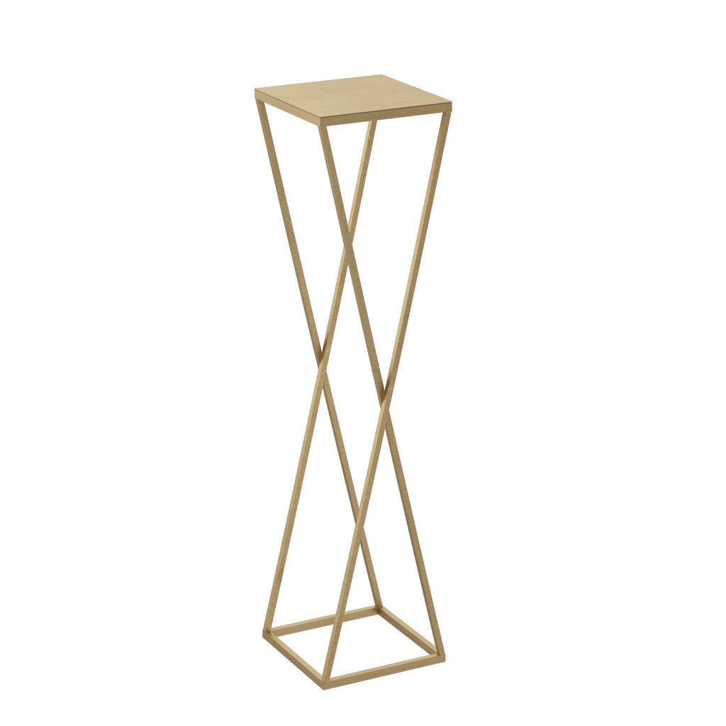 Flower stand Column B 1000x240x240 gold