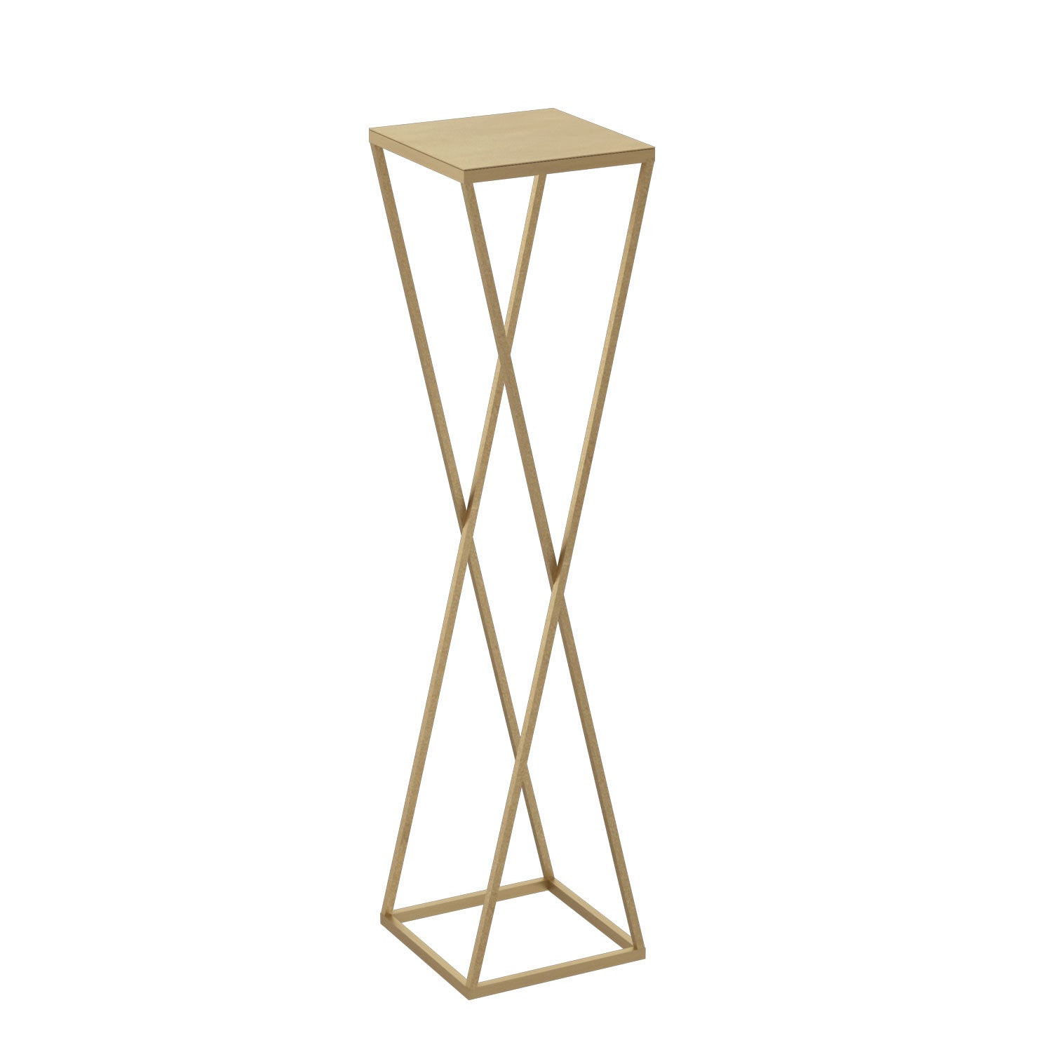 Flower stand Column B 1000x240x240 gold