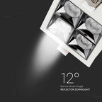 16W Oprawa wpuszczana reflektor LED / Chip SAMSUNG / Barwa:5700K / Kąt 12'