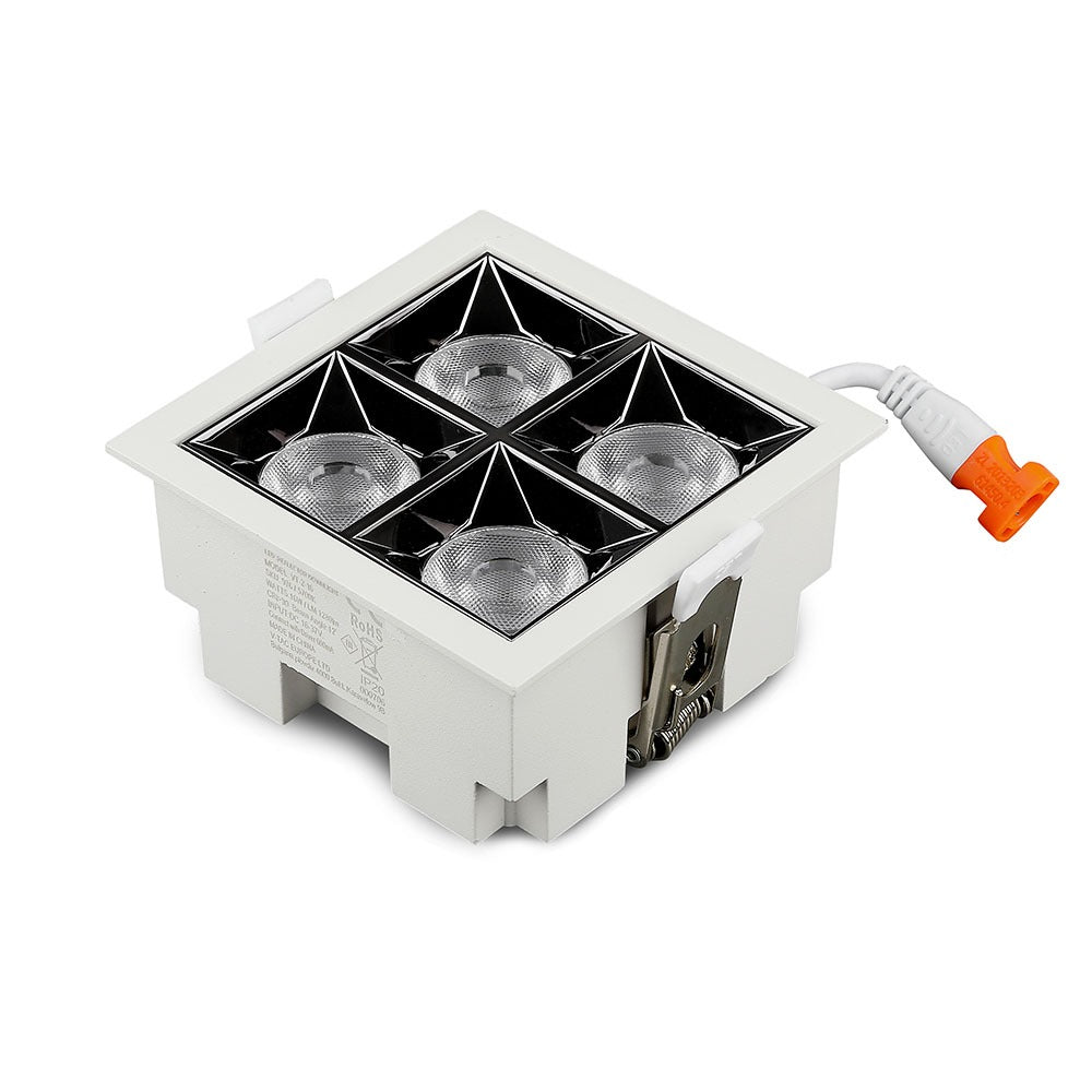 16W Oprawa wpuszczana reflektor LED / Chip SAMSUNG / Barwa:2700K / Kąt 12'