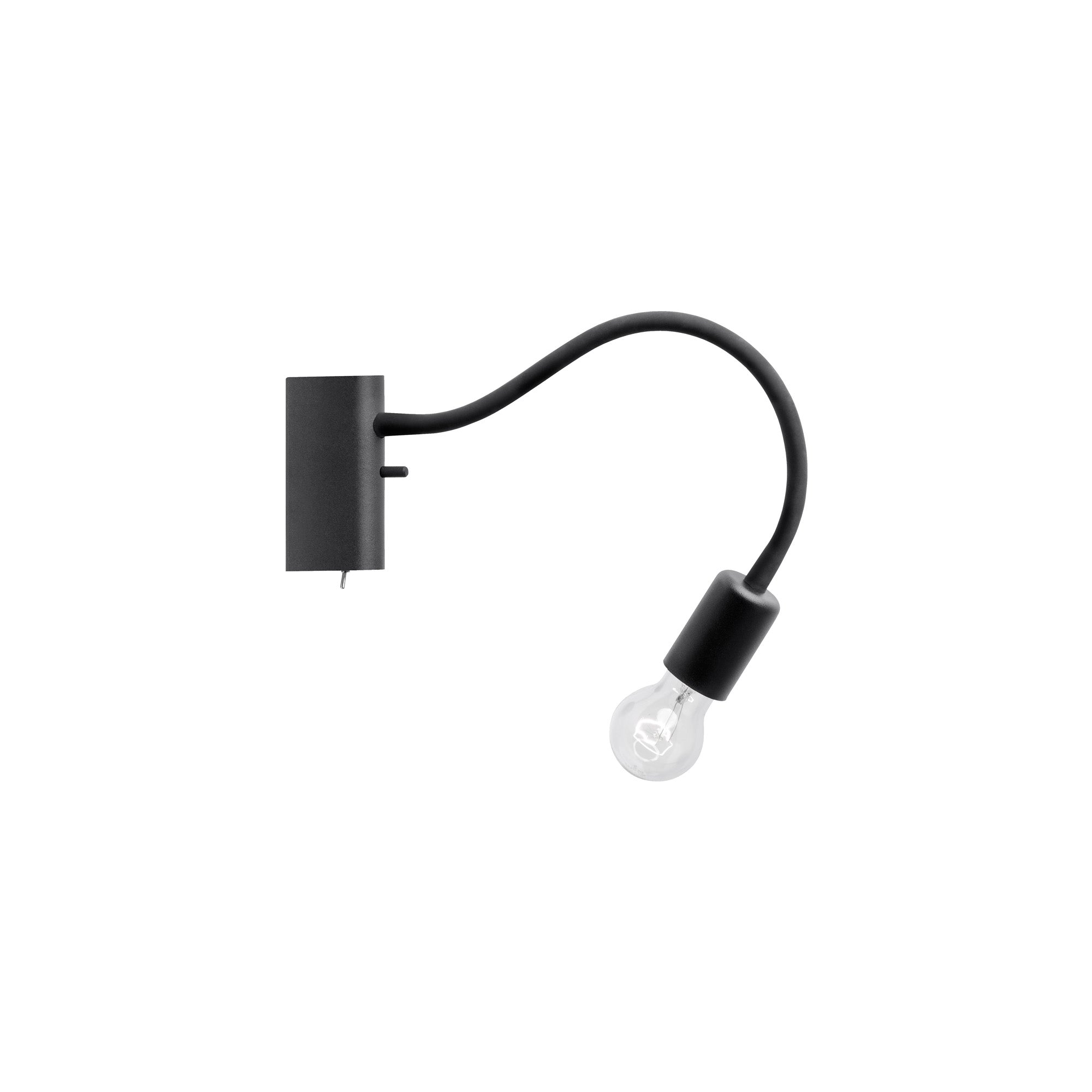 Nowodvorski Kinkiet regulowany z włącznikiem FLEX 25W only LED 50/60Hz - Peszel - Czarny