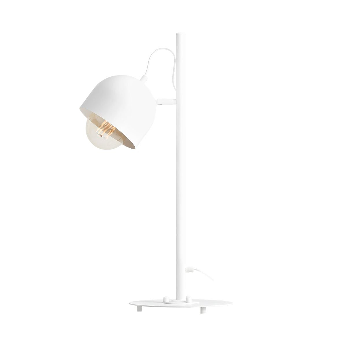 Aldex Lampka Biurkowa Beryl White - Metal - Biały 976B