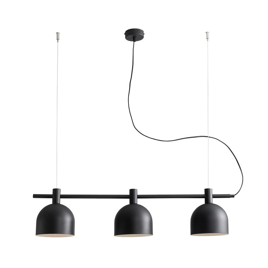 Aldex Lampa Wisząca Beryl 3 Black - Metal - Czarny 976E_1