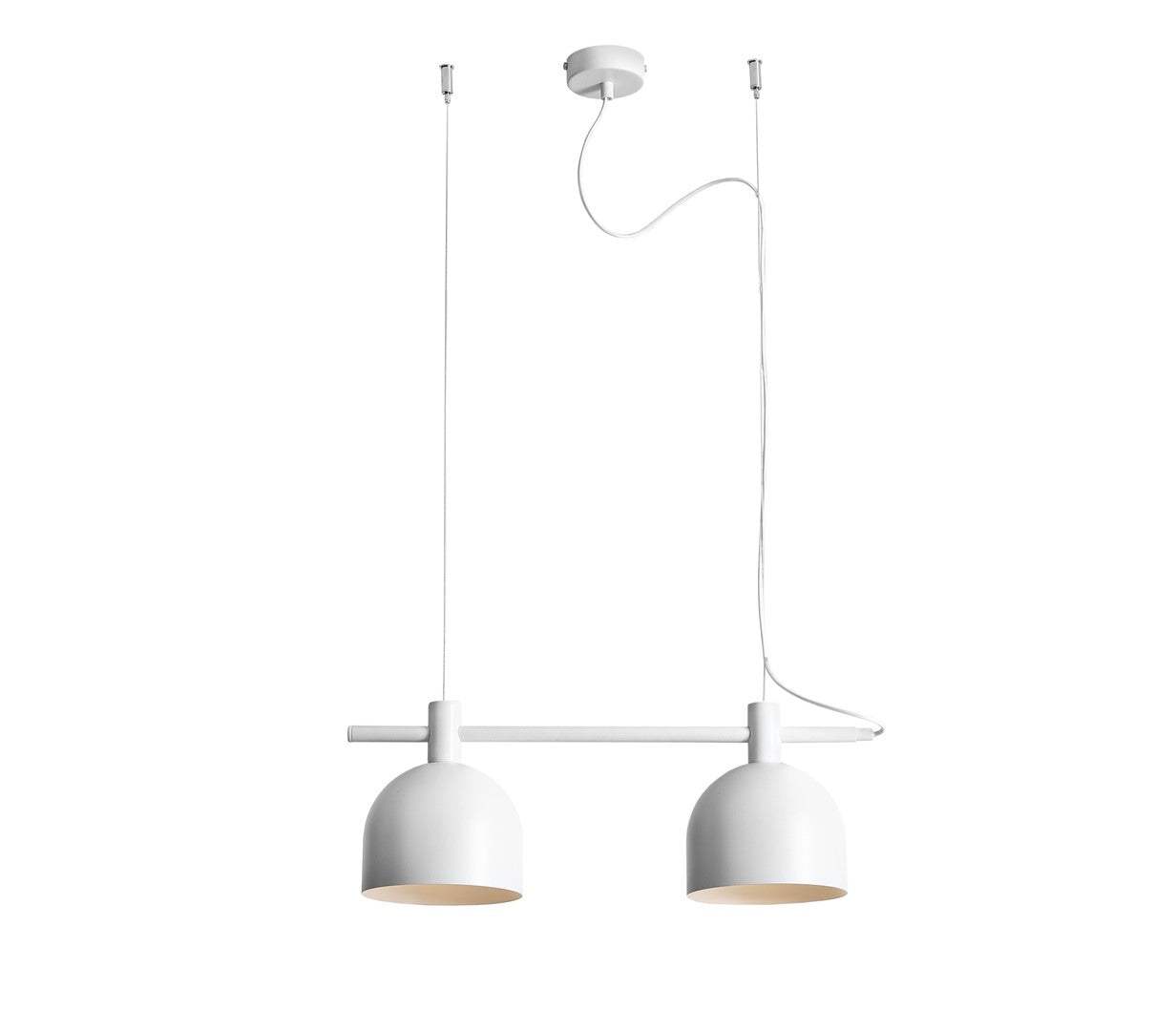 Aldex Lampa Wisząca Beryl 2 White - Metal - Biały 976H