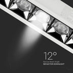 20W Oprawa wpuszczana reflektor LED / Chip SAMSUNG / Barwa:5700K / Kąt 12'