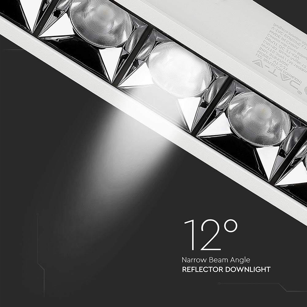 20W Oprawa wpuszczana reflektor LED / Chip SAMSUNG / Barwa:4000K / Kąt 12'
