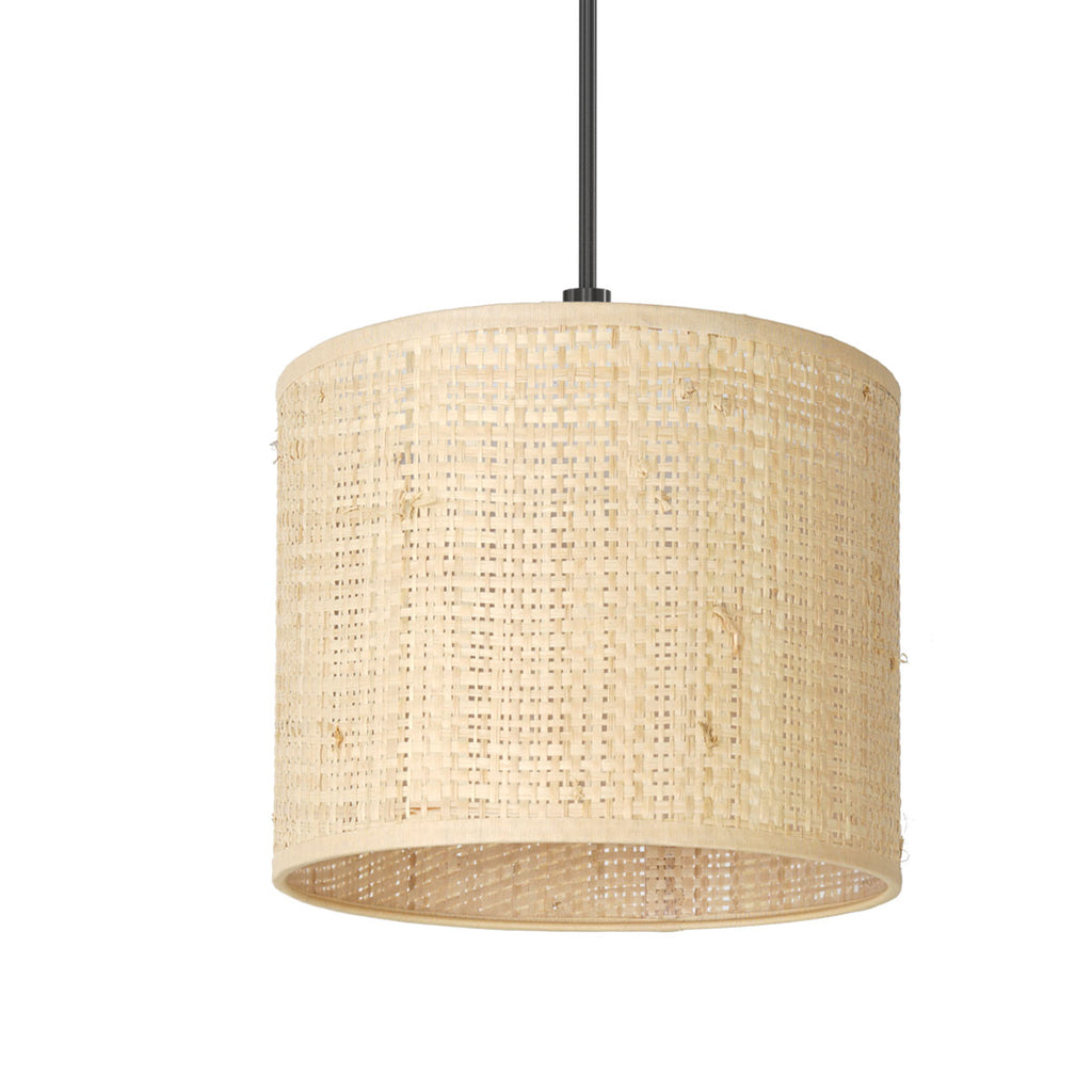 żyrandol Rattan cylinder shade dia 180, h 150 1xE27