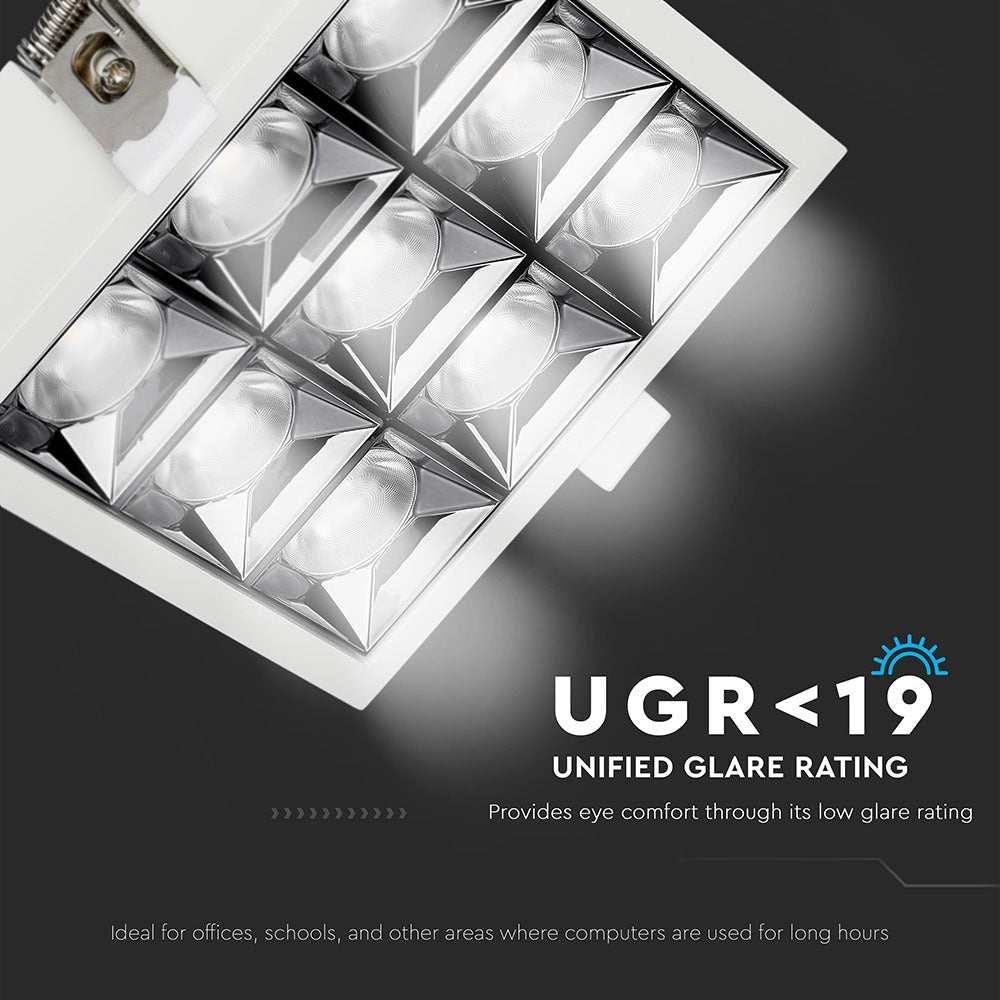 36W Oprawa wpuszczana reflektor LED / Chip SAMSUNG / Barwa:2700K / Kąt 12'