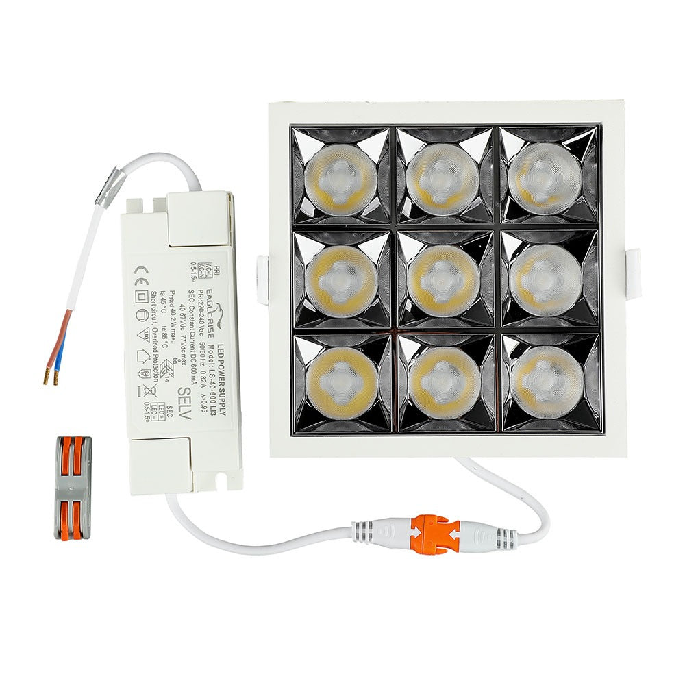 36W Oprawa wpuszczana reflektor LED / Chip SAMSUNG / Barwa:4000K / Kąt 12'